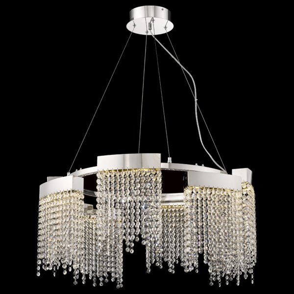 vii6f6aubl25ftt25pjvn10ijlvn96r8 WE463.08.103 WERTMARK REGINA светильник подвесной, LED, 8x10W, 3000K