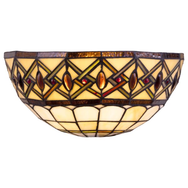 vlurfr5mkp1v2xuu5g7gfh4g89w68bjc 859-801-01 VELANTE Стиль Tiffany светильник настенный, E27, 40W