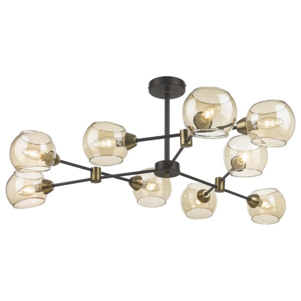 wk8bktzxyo4r2un20nq8w3b5tydqvz20 249-023-09 VELANTE Современный стиль светильник потолочный, E14, 9x40W