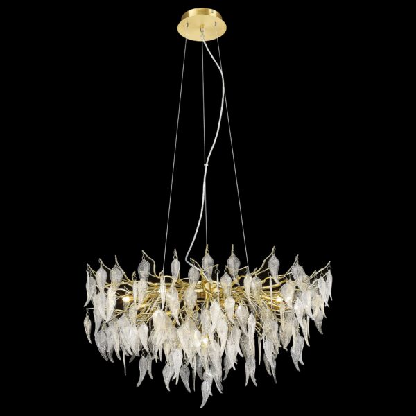 ya0oahnfphj79q62rfdj9xhivz020qf0 WE182.12.403 WERTMARK DANIELA светильник подвесной, G9, 12x40W