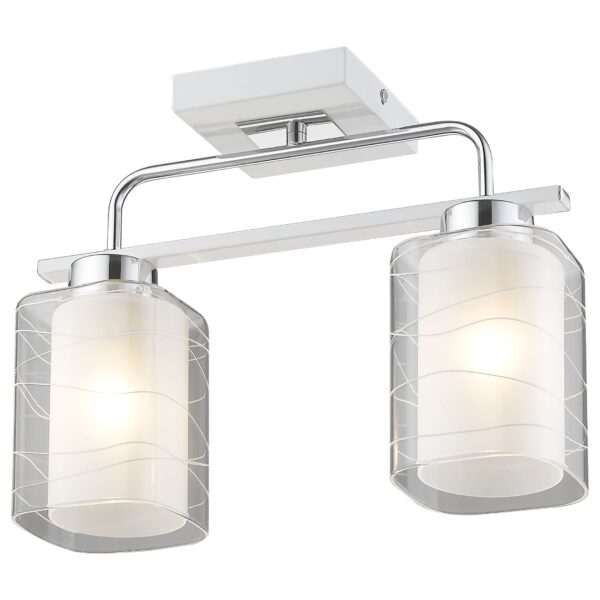 yrgruicdam3m9ewtbf426xv8kql3pldn 278-107-02 VELANTE Современный стиль светильник потолочный, E27, 2x60W