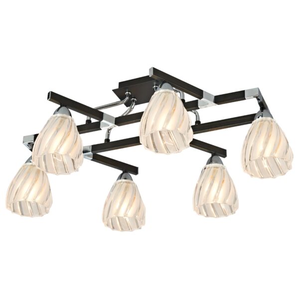 zatvehig1a8sm7hj8dhj91f2fxn63dqo 284-107-06 VELANTE Современный стиль светильник потолочный, E14, 6x40W