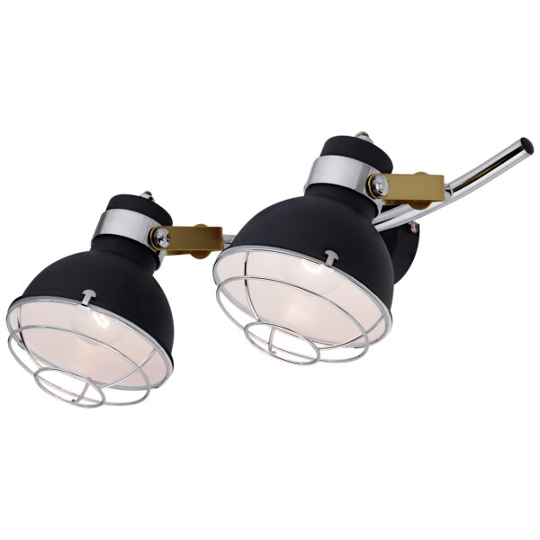 Escada 1135/2A E14*40W Black/Chrome - купить на сайте Люстры Торг 1414147 Escada 1135/2A E14*40W Black/Chrome