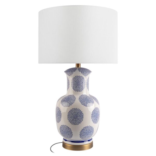 72005fe6342ae4ddbe0d6e1ae46fa871 10509T Blue Настольная лампа LOFT IT Meadow