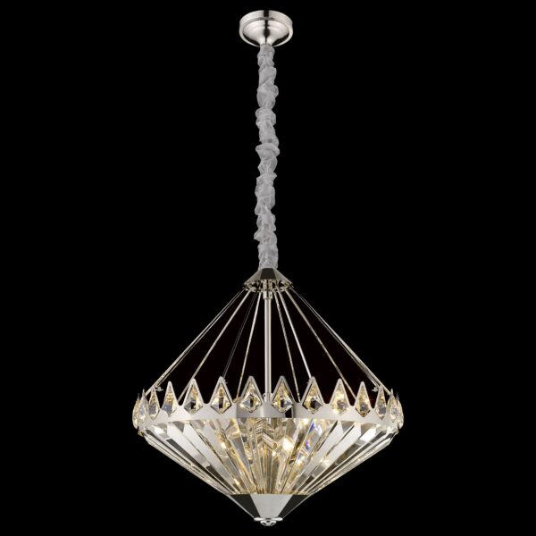 95sv7l1kd99cs97j1ex52a2wv9oib083 WE146.12.203 WERTMARK LEONCIA светильник подвесной, E14, 12x40W