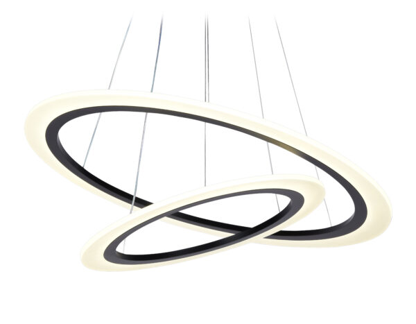 FA4357 FA4357/2 BK черный 78W 3000K/4200K/6400K D580*670 (ПДУ РАДИО 2.4G)