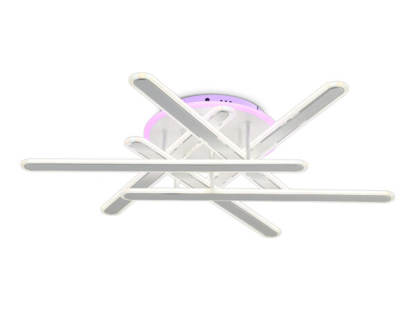 FA8907 FA8907 WH/CH белый/хром 135W 3000K-6400K+RGB 800*770*160 (ПДУ РАДИО 2.4G)