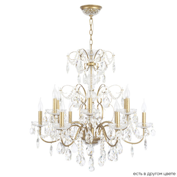 ODELIS_SP12_GOLD Люстра Crystal Lux ODELIS SP12 GOLD