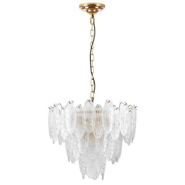 ab7dd3dbbb8611ef80c0c81f66f678af_5318a99d4dbd11f080c0c81f66f678af 799092 Люстра RETRO 9х8W (led) E14 ЗОЛОТО/ПРОЗРАЧНЫЙ