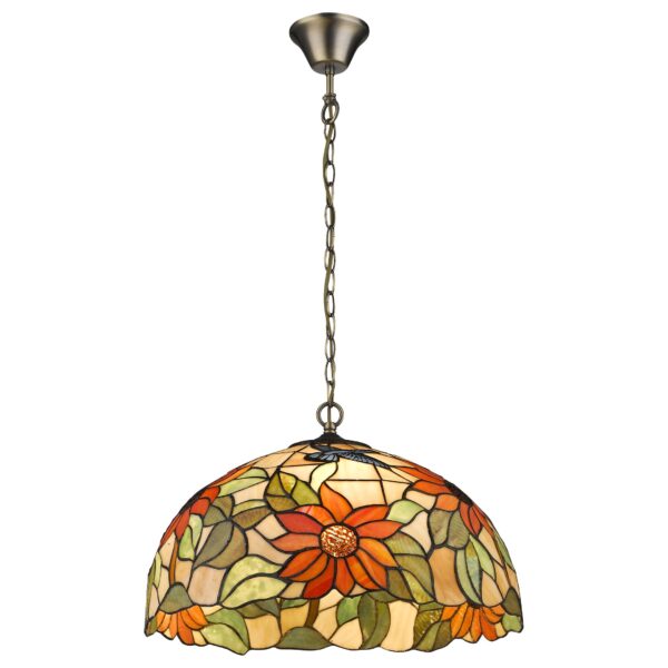 fno8ykt429nopelq9xx4tv48yomu1tnl 817-806-03 VELANTE Стиль Tiffany светильник подвесной, E27, 3x60W