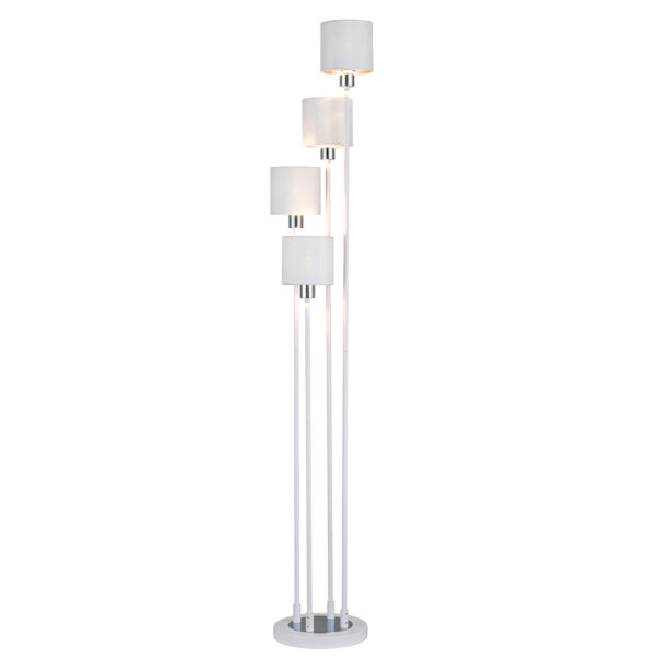 l106600 Escada 1109/4 E14*40W White/Silver