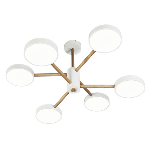 l63150 Escada 10236/6 LED*96W White/Wooden