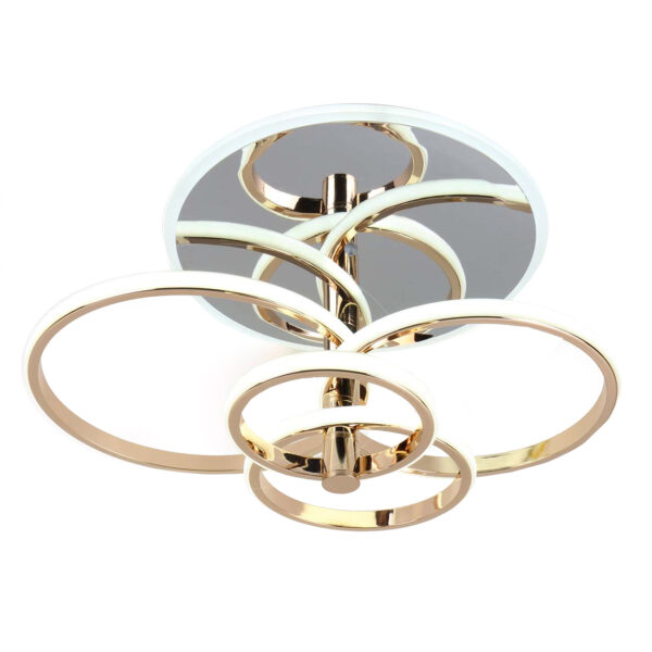 Escada 10213/4 LED*84+24W Chrome/Gold - купить на сайте Люстры Торг 1462435 Escada 10213/4 LED*84+24W Chrome/Gold