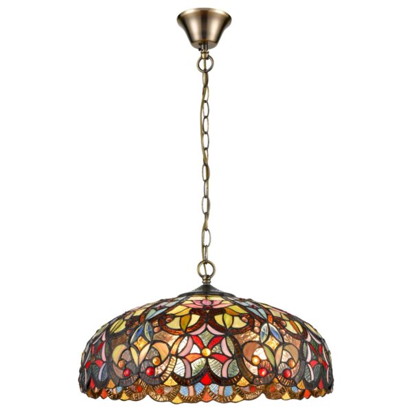 n1dnkk7qd3nzxs3qxaqcus2soi8erf1y 825-806-03 VELANTE Стиль Tiffany светильник подвесной, E27, 3x60W