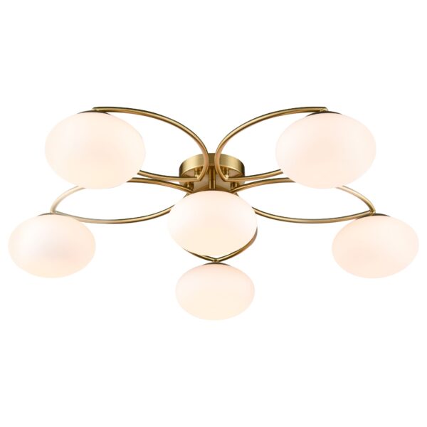 uqeocv3vnqzneph8s1bapbej3ptrqmx8 360-507-06 VELANTE Современный стиль светильник потолочный, E27, 6x40W