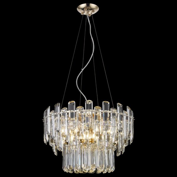 3qh9g3lozl1jtbl32l8zo18er280ak1e WE107.09.303 WERTMARK LAZZARA светильник подвесной, E14, 8x40W