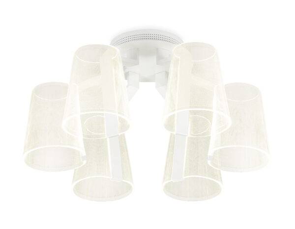 AK4031 AK4031/6 WH белый 96W D600*290 (ПДУ РАДИО 2.4)
