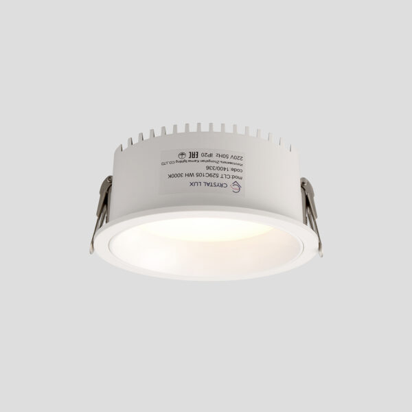 CLT_529C105_WH_3000K Светильник встраиваемый Crystal Lux CLT 529C105 WH 3000K