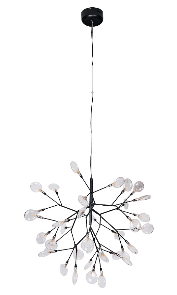 EVITA_SP36_BLACK_TRANSPARENT Светильник подвесной Crystal Lux EVITA SP36 BLACK/TRANSPARENT