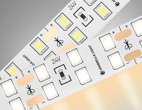 GS3601 GS3601 2835 204Led/ 20W m/ 24V IP20 3000K/ 5000*14*1.2mm (2 конт.)