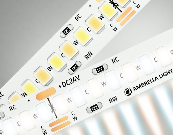 GS4151 GS4151 2835 240Led/ 18W m/ 24V IP20 CCT 3000-6500K/5000*10*1.2mm (3 конт.)