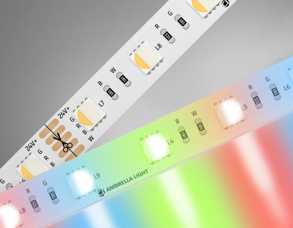 GS4402 GS4402 5050 60Led /10W m/ 24V IP20 RGBW+4500K/ 5000*10*1.87mm (5 конт.)