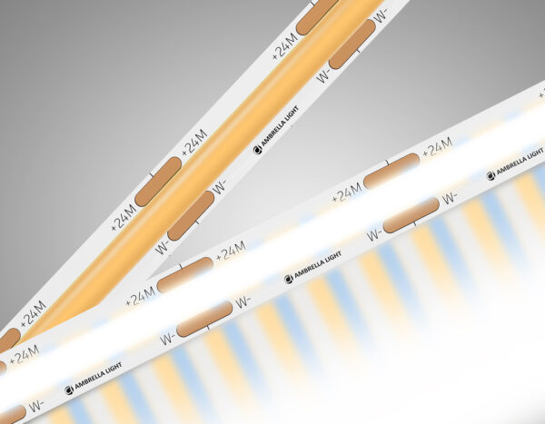 GS4901 GS4901 COB 608Led/ 12W m/ 24V IP20 CCT 3000-6500K/ 5m*8mm*2.2mm (3 конт.)