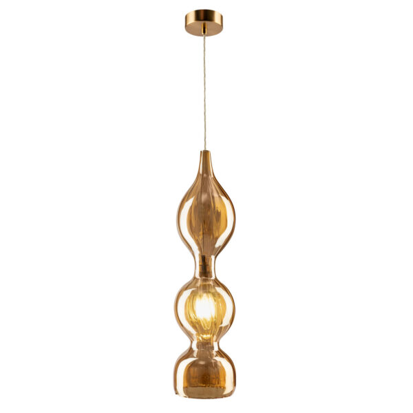 IRIS_SP1_B_AMBER Светильник подвесной Crystal Lux IRIS SP1 B AMBER