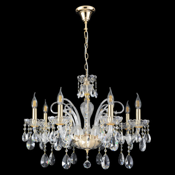 MONICA_SP8_GOLD Люстра Crystal Lux MONICA SP8 GOLD