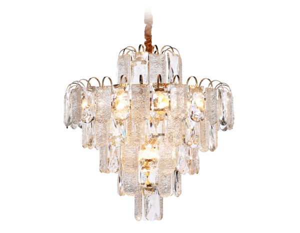 TR5233 TR5233/12 SGD/CL/FR золото/прозрачный/белый матовый E27*12 max 40W D600*610