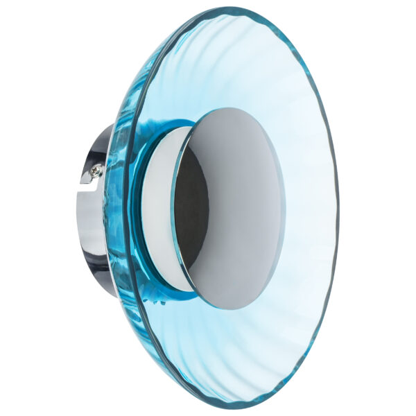 ac45506f015111ee813fc81f66f678b0_9e986ae48dc111ee8145c81f66f678b0 809015 Бра CELESTA LED 6W 300LM ХРОМ/ГОЛУБОЙ 3000K