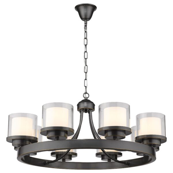 tkmdyqbwip3twpyri15fkcunr46fj6uy WE247.08.503 WERTMARK LEISA светильник подвесной, E14, 8x40W