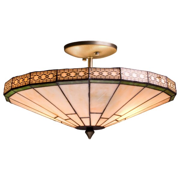 z2x3newyv8aqs2wex0gtlib08jl4k0p5 857-807-02 VELANTE Стиль Tiffany светильник потолочный, E27, 2x60W