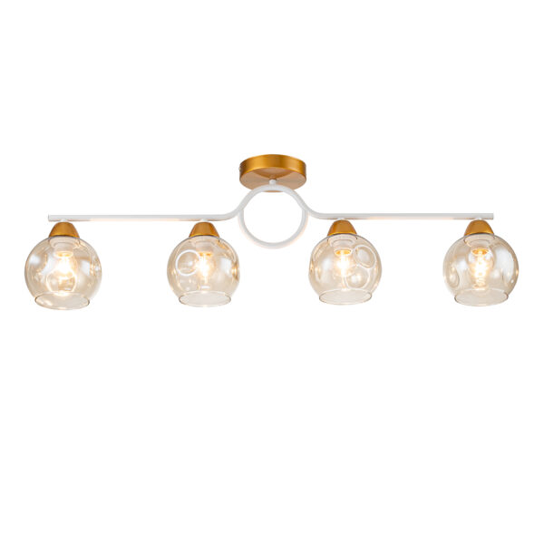 CC8C802718E149EF8268_0 Escada 1100/4P E27*60W Gold/White