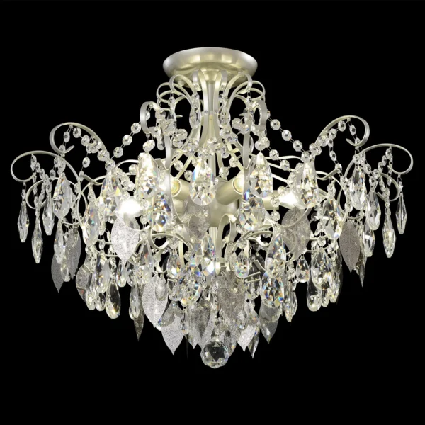 ESMIRALDA_PL6_SILVER Светильник потолочный Crystal Lux ESMIRALDA PL6 SILVER