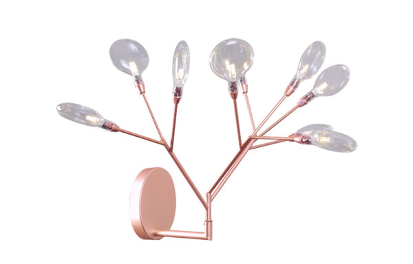 EVITA_AP9_COPPER-TRANSPARENT Бра Crystal Lux EVITA AP9 COPPER/TRANSPARENT