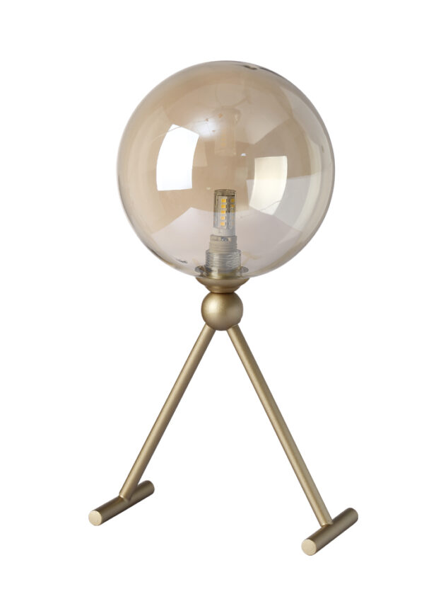 FRANCISCA_LG1_GOLD-COGNAC Настольная лампа Crystal Lux FRANCISCA LG1 GOLD/COGNAC