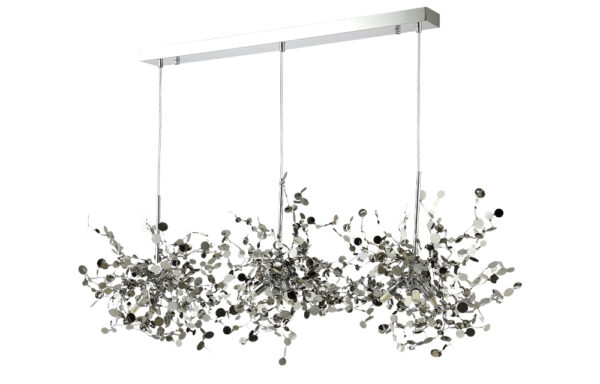 GARDEN_SP3D1853_L1200_CHROME Светильник подвесной Crystal Lux GARDEN SP3х3 L1200 CHROME