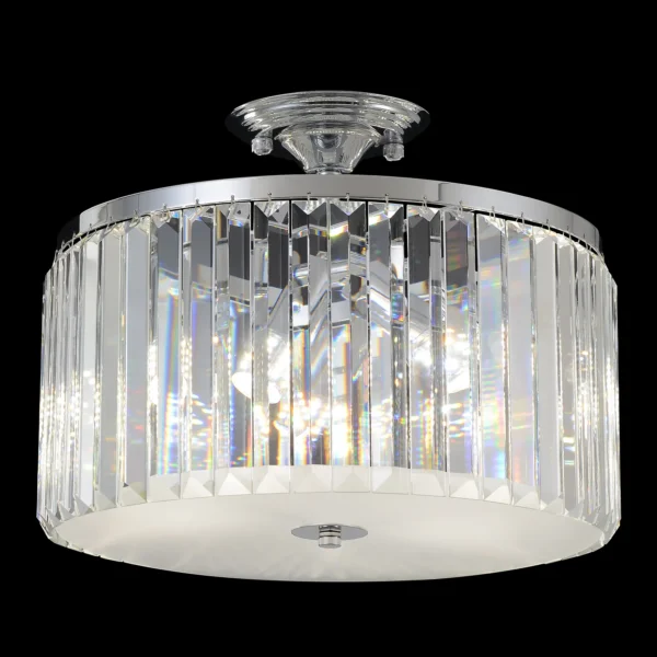 HILTON_PL4_CHROME Светильник потолочный Crystal Lux HILTON PL4 CHROME