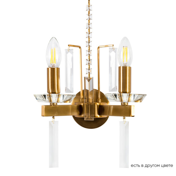 MARRON_AP2_BRASS Бра Crystal Lux MARRON AP2 BRASS
