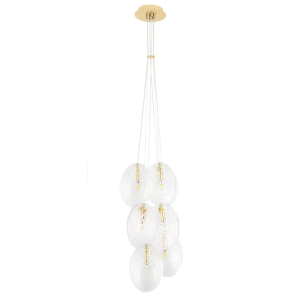 MAR_SP6_TRANSPARENTE Светильник подвесной Crystal Lux MAR SP6 TRANSPARENTE