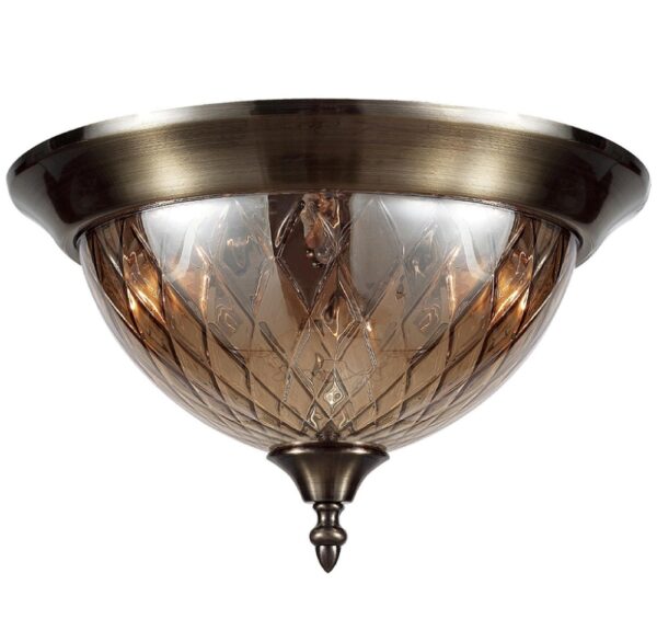 NUOVO_PL3_BRONZE Светильник потолочный Crystal Lux NUOVO PL3 BRONZE
