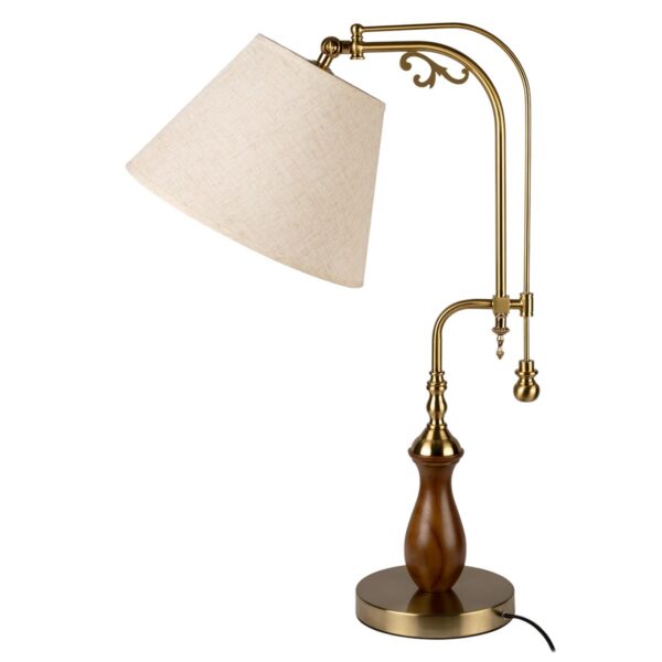 aecfcf952c09cdccf722654cda26a66c 10569T Dark wood Настольная лампа LOFT IT Elaine