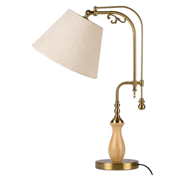 d61bee3dac746f558cb81638ef36af33 10569T Light wood Настольная лампа LOFT IT Elaine