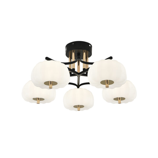 l122080 Escada 10301/5 LED*50W Black/Gold