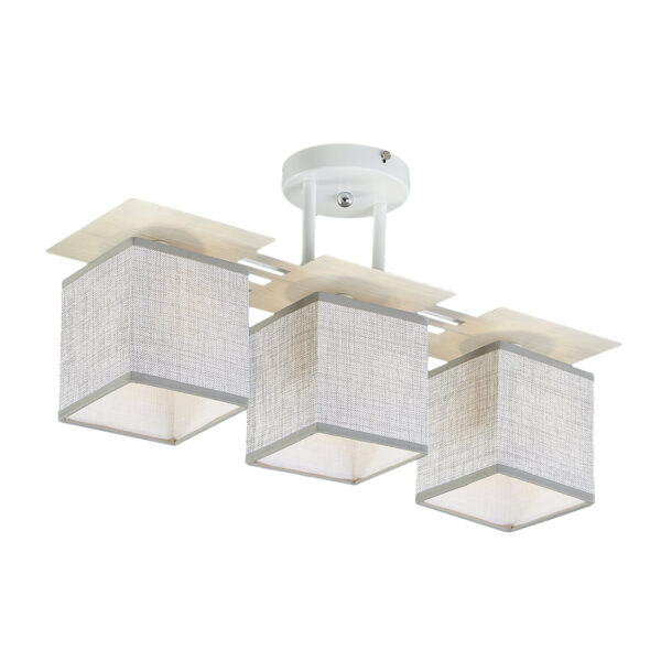 l63070 Escada 1129/3PL E27*60W White/Grey