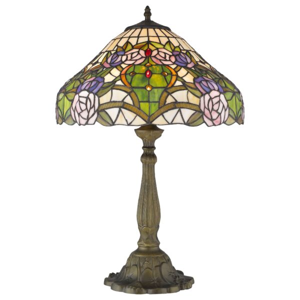 lmf87dcoept2181bsu5dxpjgu7d4w4bk 842-804-01 VELANTE Стиль Tiffany светильник настольный, E27, 60W