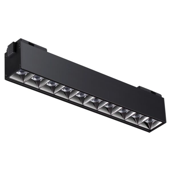 36e998b74cc28ba03c95a8b474e3b3f3 358524 SHINO NT21 082 черный Трековый светильник для низковольного шинопровода IP20 LED 4000K 20W 48V KIT