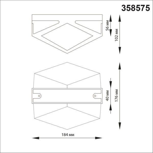 3e0c236c1a84998ce258e3b3a33016b8 358575 STREET NT21 728 темно-серый Ландшафтный настенный светильник IP54 LED 4000K 12W 85-265V KAIMAS