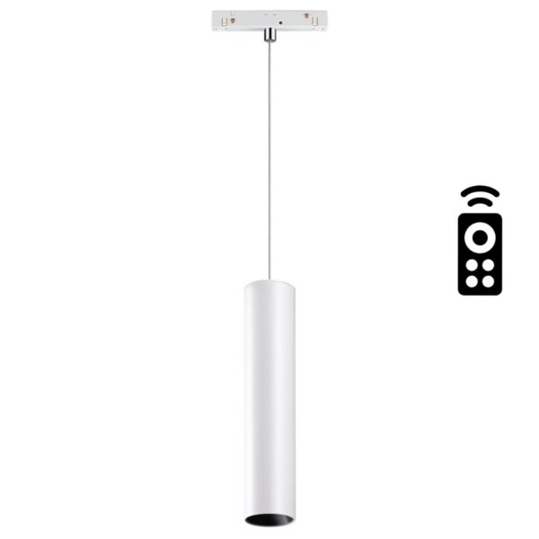 7bcf8bf4a25db399bb77f8f07ea80f2e 358633 SHINO NT21 066 белый Трековый низковольтный св-к диммируемый с ДУ, со сменой цв.температуры IP20 LED 3000~6500К 12W 48V FLUM